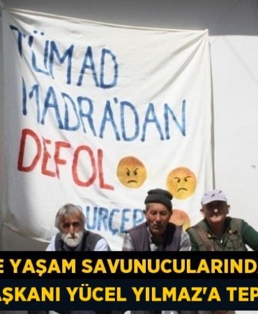 Balıkesir'de yaşam savunucularından Belediye Başkanı Yücel Yılmaz'a tepki