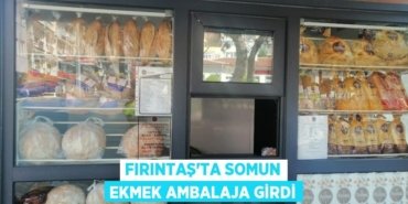 Fırıntaş’ta somun ekmek ambalaja girdi