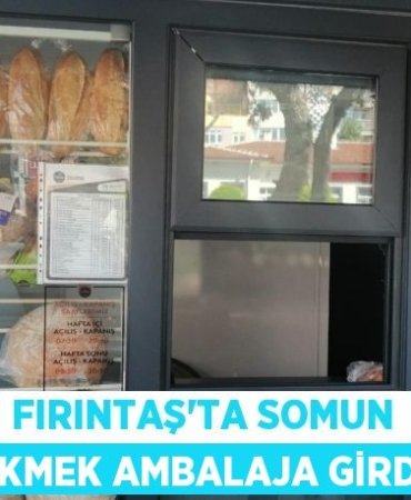 Fırıntaş’ta somun ekmek ambalaja girdi