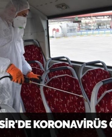 BALIKESİR'DE KORONAVİRÜS ÖNLEMİ