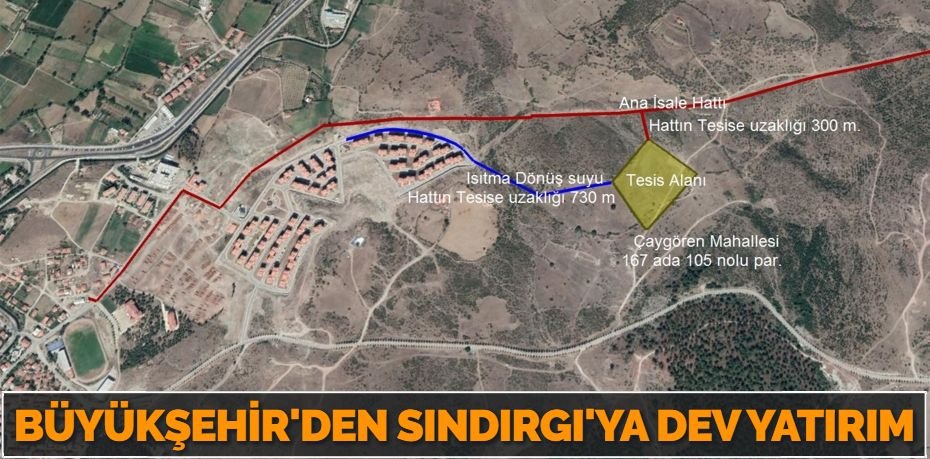 BÜYÜKŞEHİR’DEN SINDIRGI’YA DEV YATIRIM
