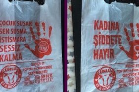 Şiddete karşı poşetler