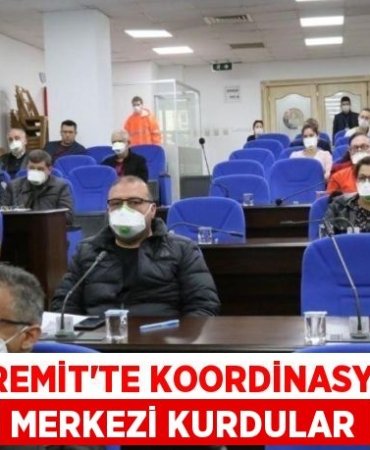 EDREMİT’TE KOORDİNASYON MERKEZİ KURDULAR