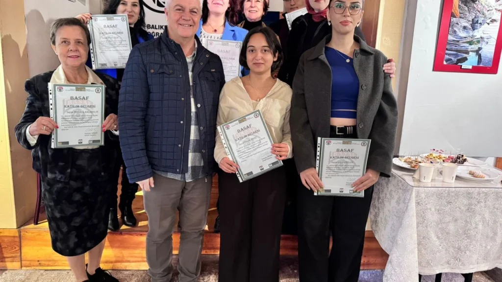 BASAF kursiyerleri sertifikalarını aldı