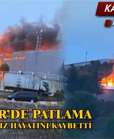 Balıkesir'de patlayıcı üreten fabrikada patlama